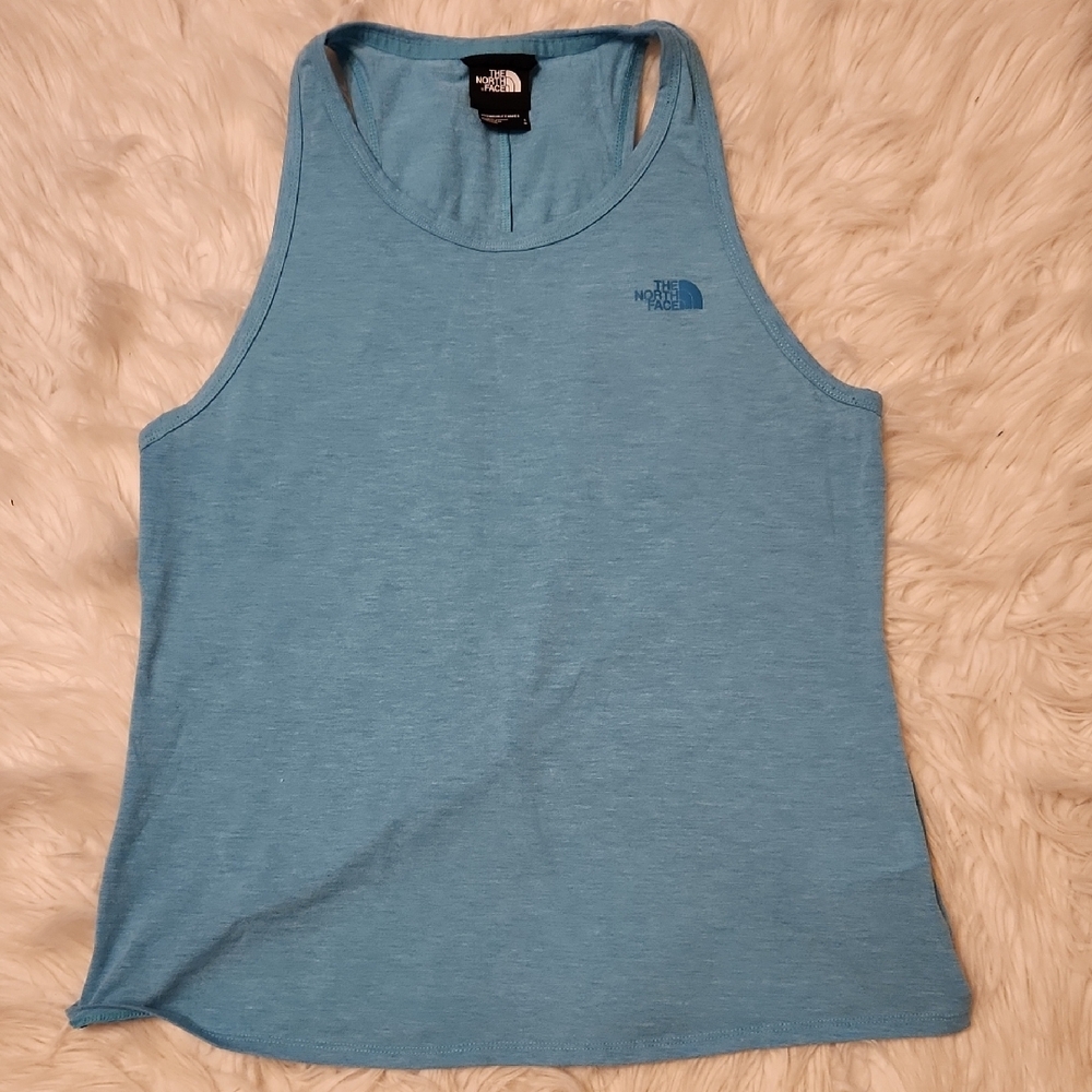 The North Face Green Tank Top Racerback Moisture-Wicking